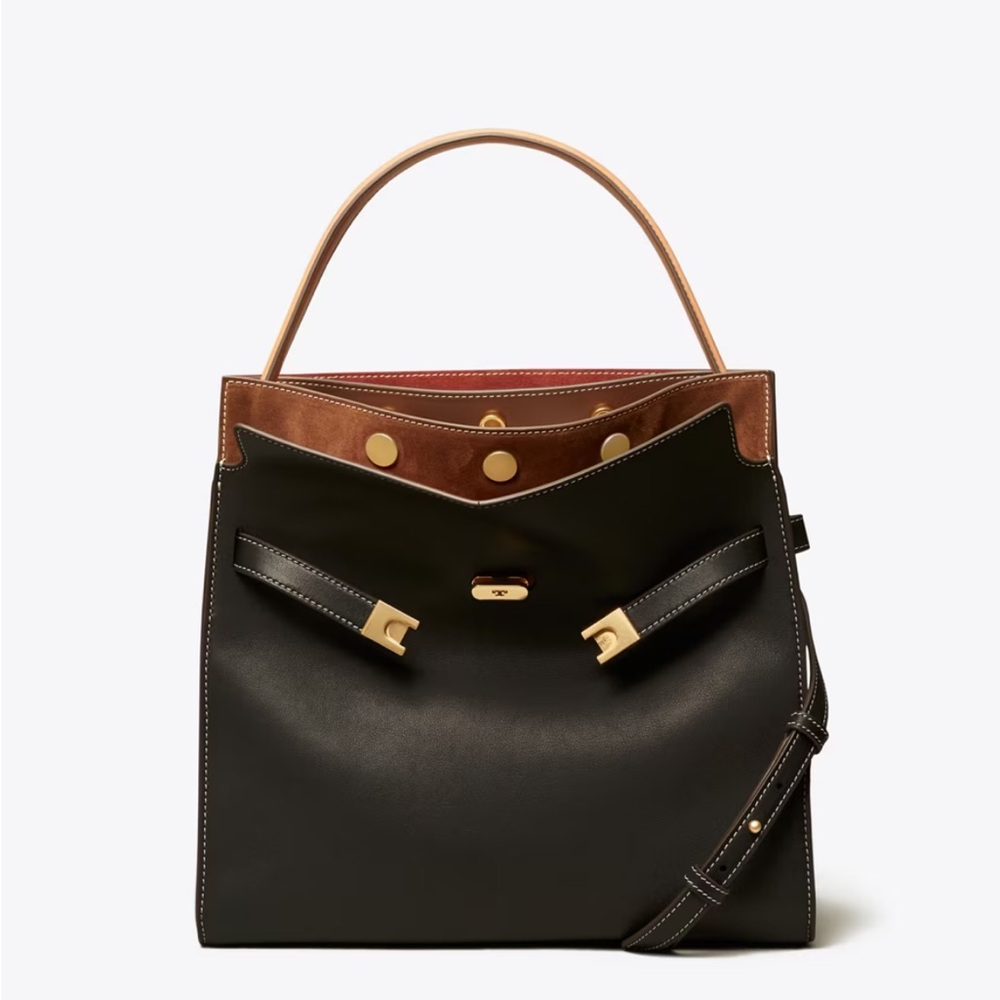 LEE RADZIWILL DOUBLE BAG BLACK